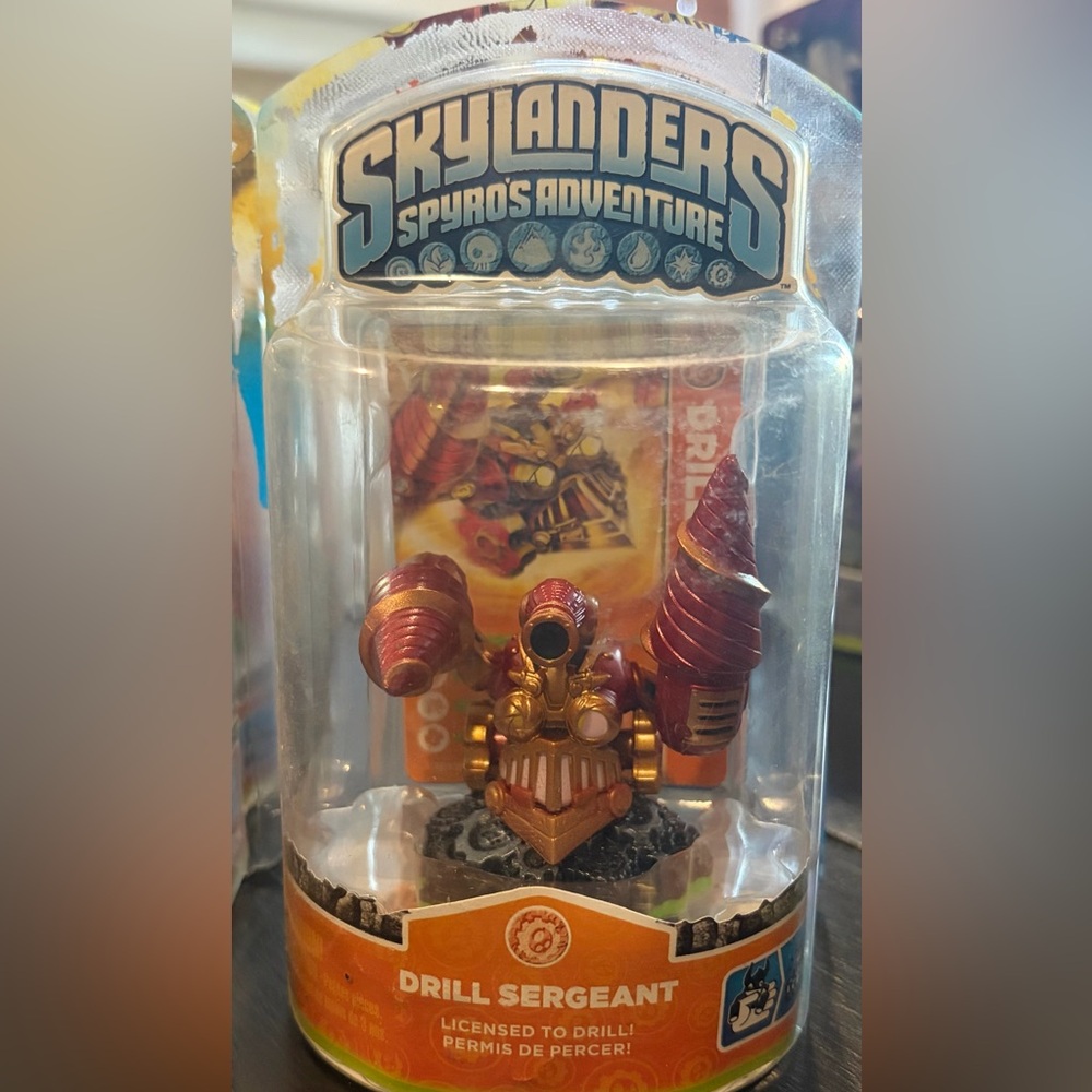 Skylanders Drill Sergeant Action Figure - Orange & Gold